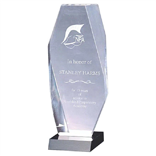 "Millennium" Clear Acrylic Award