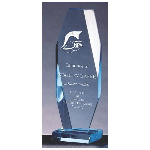 "Millennium" Blue Acrylic Award