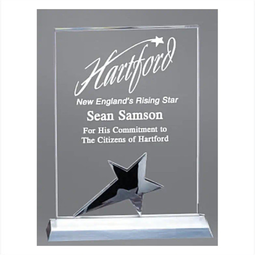 "Stand" Silver Star Crystal Award
