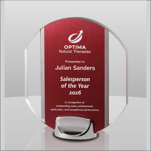 Garnet Aluminum Fusion Award-