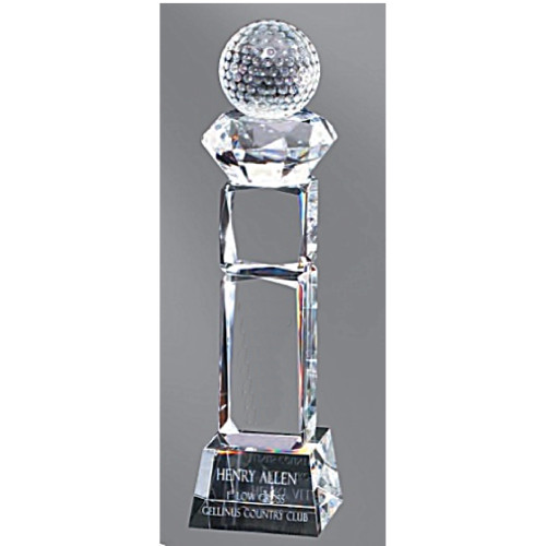Crystal Golf Ball Column Award