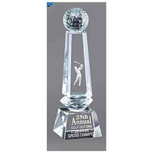 Crystal Golf Ball Obelisk