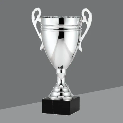 "Prudenza" Silver Italian Metal Cup