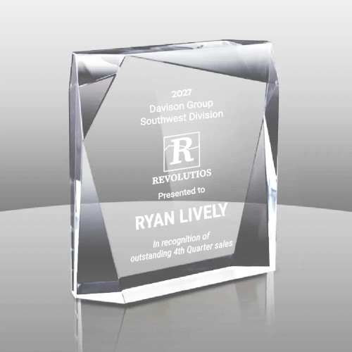 Clear Jewel Bevel Acrylic