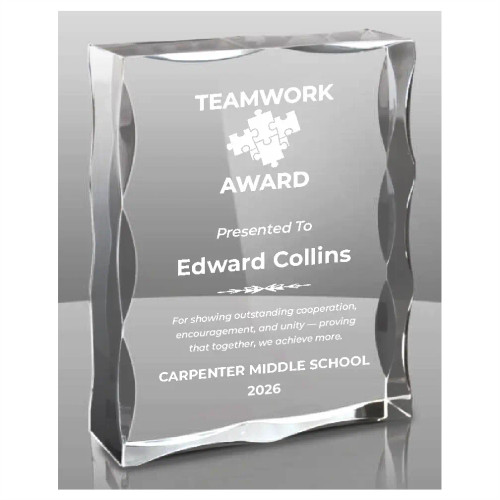 Glacier Ice Acrylic Award