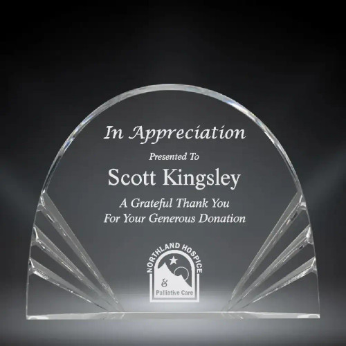 Bravo Clear Acrylic Award