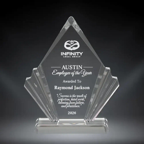 Flair Clear Acrylic Award