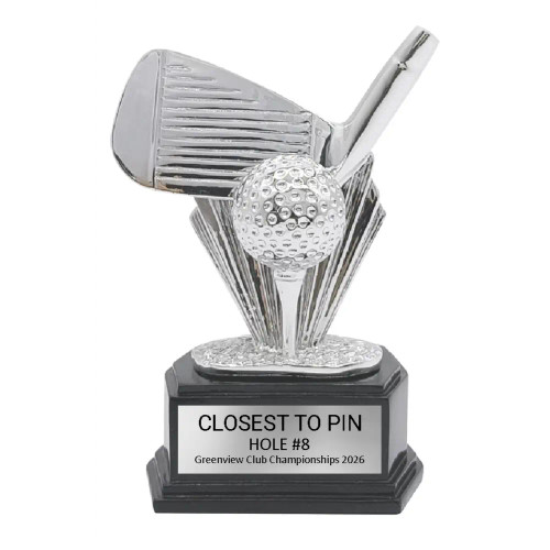 Golf Iron Resin Sculpture Trophy