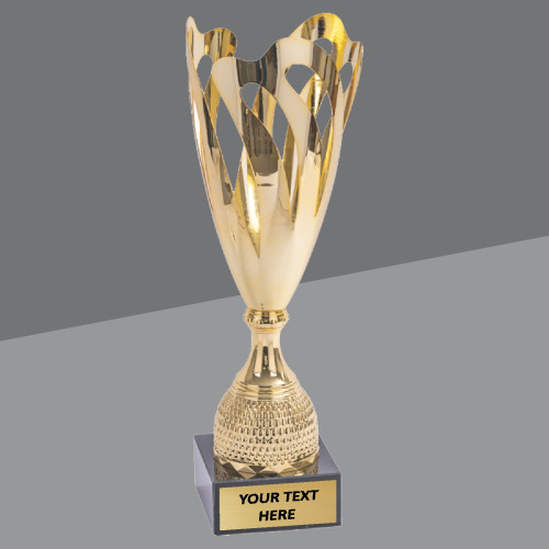 Carlotta Gold Cup on Marble Base