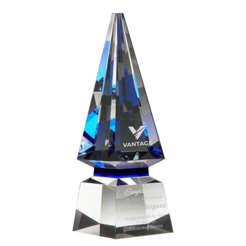 Blue Spire Crystal Award
