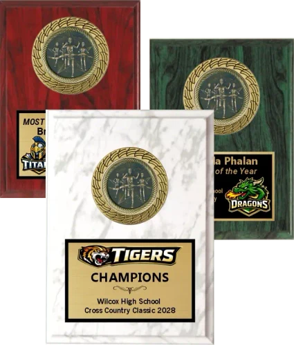 Cross Country Medallion Plaque