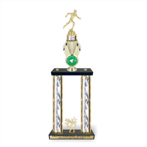 2 Column  Mascot Cross Country Trophy