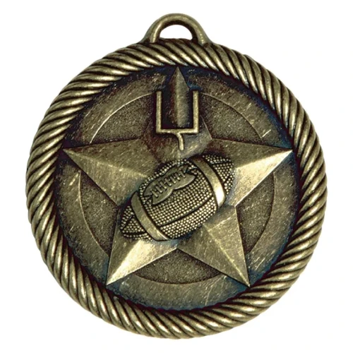 2 " Football Value Star Medal
