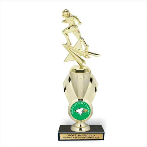11" Mascot   Football Trophy