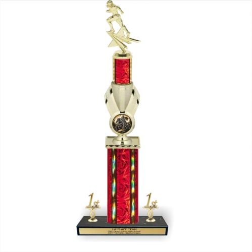 Classic Mascot  Football Trophy
