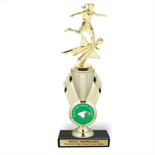 11" Mascot Soccer Trophy