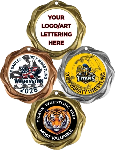 Fusion Full Color Wrestling Medallion