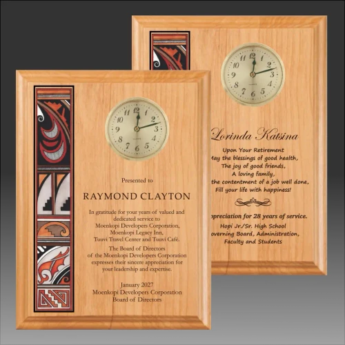 Alder Native Heritage Clock