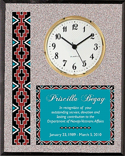 "Granite" - Native Heritage Clock