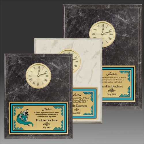 Gold Series Native Heritage Clock