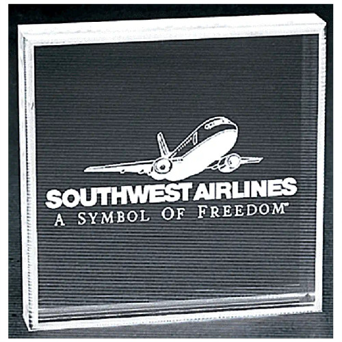 Square Clear Acrylic Paper Weight