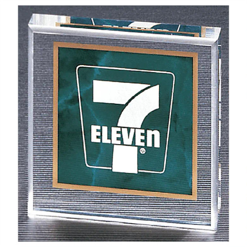 Emerald Marble Square Acrylic Paper Weight