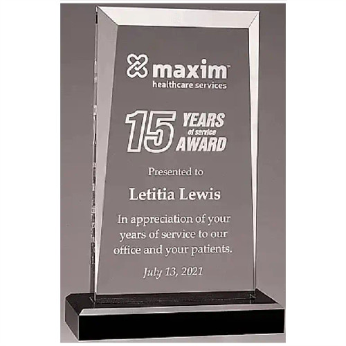 "Apex" Series Award with Black Base