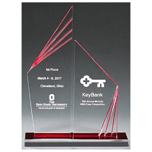 Double Zenith Acrylic with Red Mirror Accent