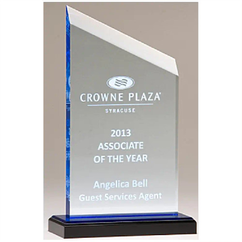 "Zenith" Series Award with Blue Accents