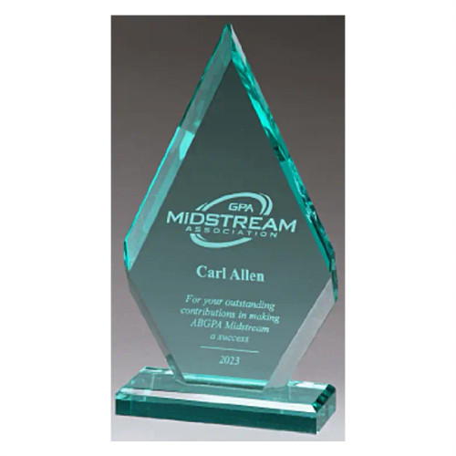Spire Jade Acrylic Award