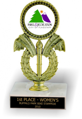 European Wreath Activity Insert Trophy -  6 1/2" Tall - T2268