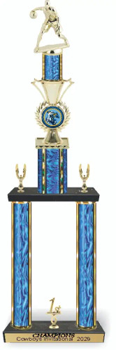 2 Column Classic Mascot Trophy