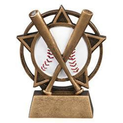 Baseball "Orbit" Resin Sculpture Trophy