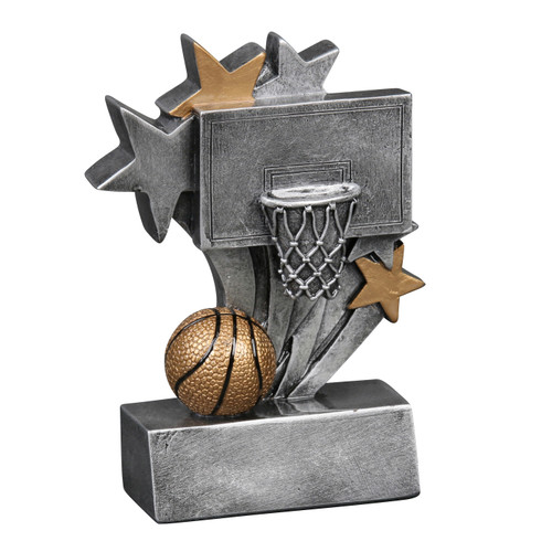 Basketball "Star Blast" Resin Sculpture Trophy