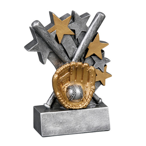 Baseball "Star Blast" Resin Sculpture Trophy