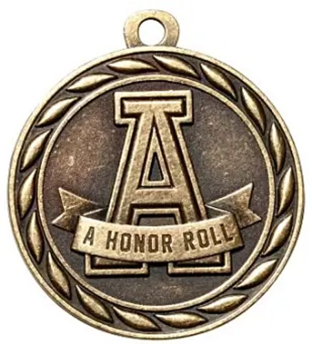 2" A-Honor Roll Medal