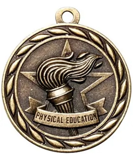 2" Physical Education Medal