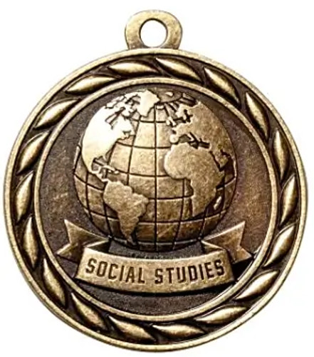 2" Social Studies Medal