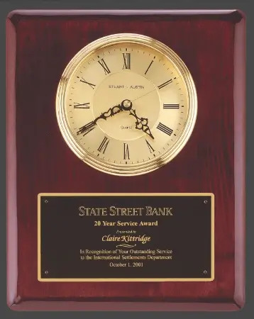 Rosewood Piano Finish Clock