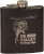 6 oz. Matte Black Stainless Steel Flask