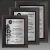 Silvertone Plate backed by Black Plate on Matte Black Plaque