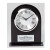 Black Glass Domed Clock