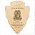 Alder Arrowhead Plaque with lasered art/logo