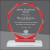 Red Octagon Crystal Award