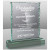 Jade Cracked Ice Acrylic Award