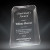 Beveled Rectangle Clear Acrylic Award