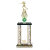 2 Column  Mascot Flag Football Trophy