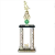 2 Column  Mascot Football Trophy