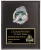 Sculptured Colored Relief Soccer Plaque