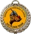 Wreath Custom Full Color Wreath Flag Football  Medallion